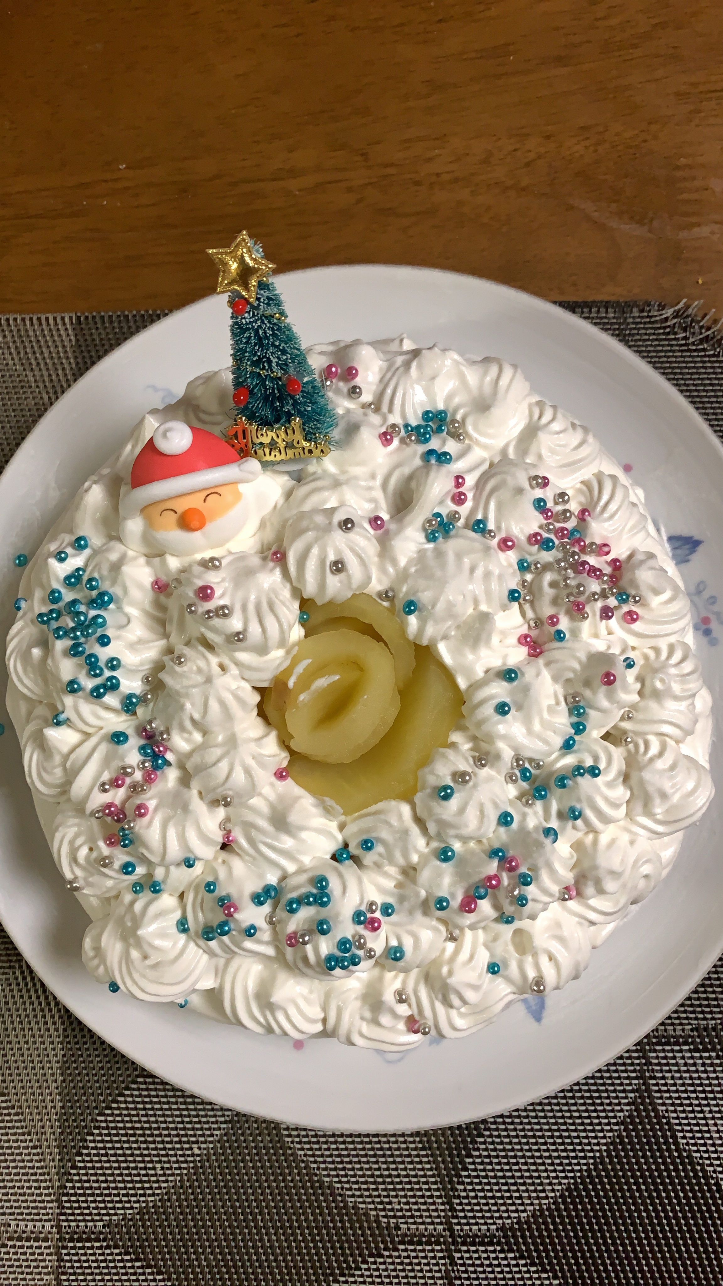 スポンジの代わりにアレを使った簡単クリスマスケーキと幼児用ケーキ風デザート